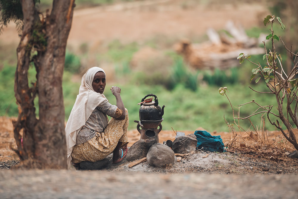 Tradiční příprava kávy, Etiopie