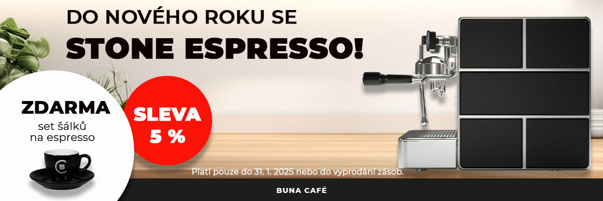 Limitovaná akce na Stone Espresso!