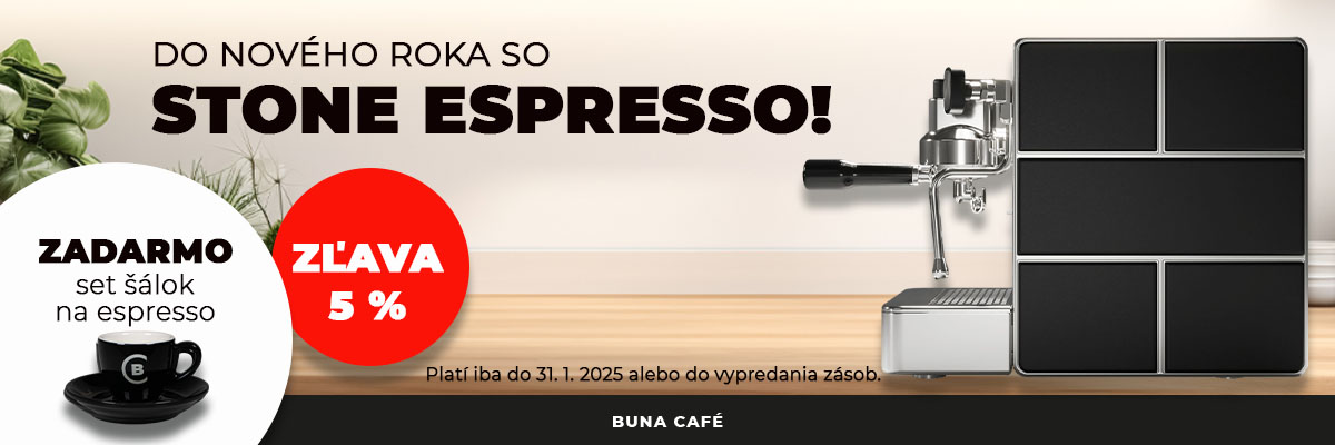 Limitovaná akcia na Stone Espresso!