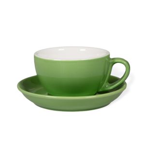 Cappuccino šálek s podšálkem Biebri, 190ml, zelená
