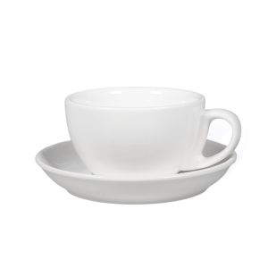 Cappuccino šálek s podšálkem Biebri, 190ml, bílá