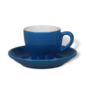 Espresso šálek s podšálkem Biebri, 65ml, modrá
