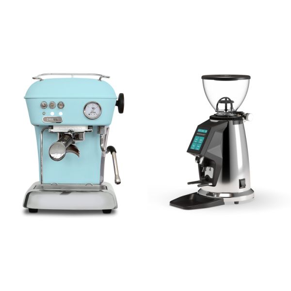 Ascaso Dream ONE, Kid Blue + Rocket Espresso SPLUGA, chrome