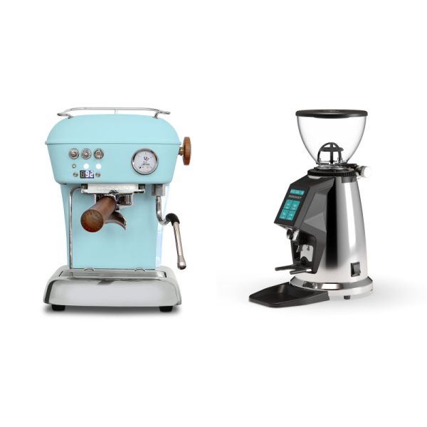 Ascaso Dream PID, Kid Blue + Rocket Espresso SPLUGA, chrome