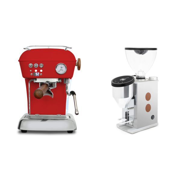 Ascaso Dream PID, Love Red + Rocket Espresso FAUSTINO 3.1, copper