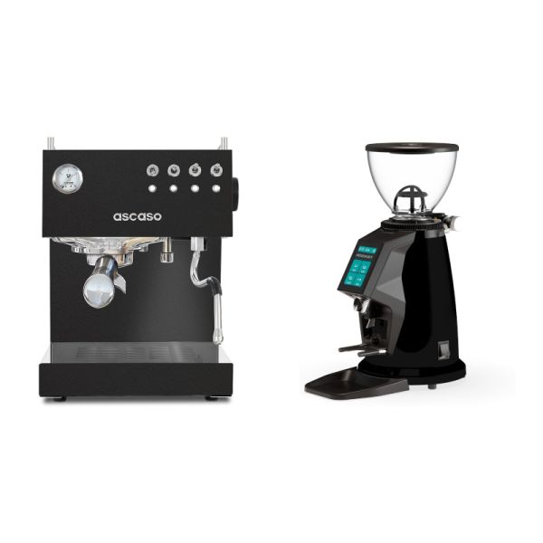 Ascaso Steel DUO, Black + Rocket Espresso SPLUGA, black