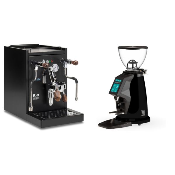 Biepi Sara PID QV, total black + Rocket Espresso SPLUGA, black