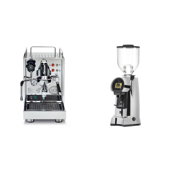 ECM Classika PID + Eureka Helios 75, chrome