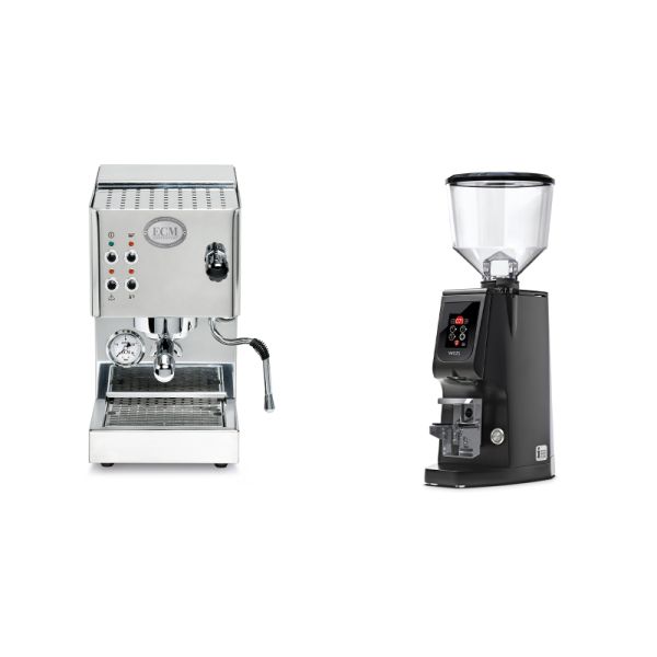 ECM Casa V + Eureka Atom W 65, black