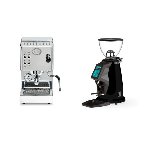 ECM Casa V + Rocket Espresso SPLUGA, black