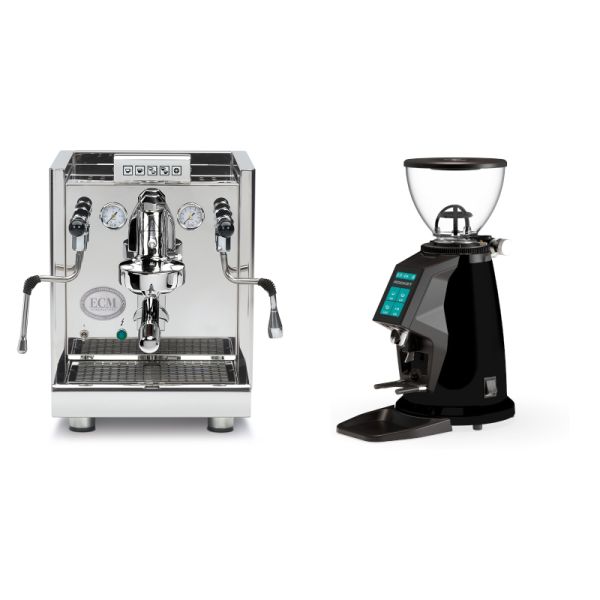 ECM Elektronika II Profi + Rocket Espresso SPLUGA, black