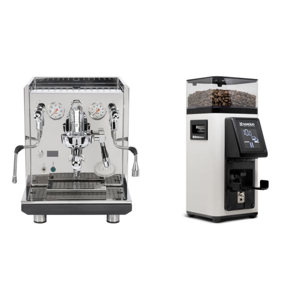 ECM Synchronika II + Rancilio STILE, white