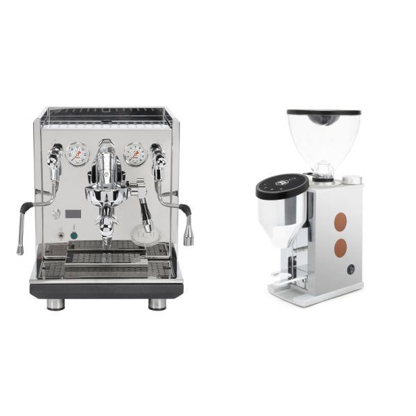 ECM Synchronika II + Rocket Espresso FAUSTINO 3.1, copper