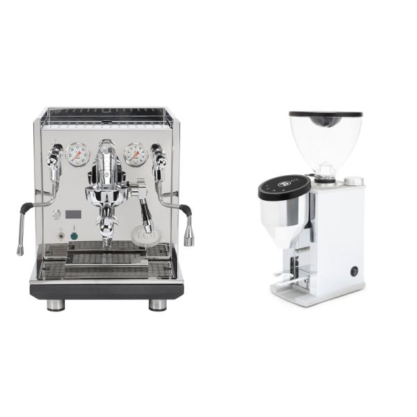 ECM Synchronika II + Rocket Espresso FAUSTINO 3.1, chrome