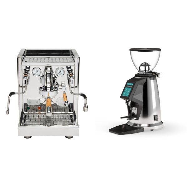 ECM Technika V Profi PID, olive + Rocket Espresso SPLUGA, chrome