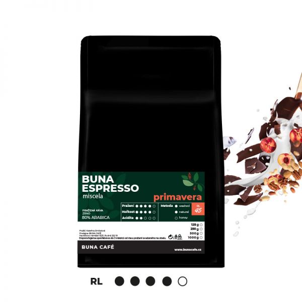 Buna Espresso primavera 80%, 250g