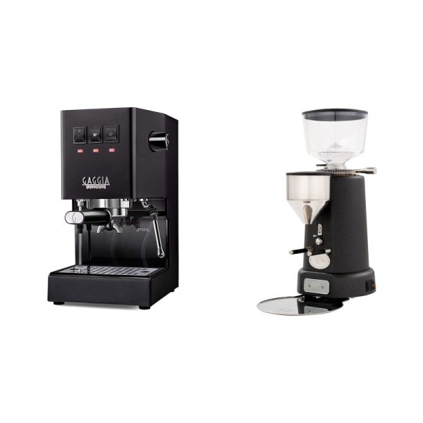 Gaggia New Classic E24, black + ECM V-Titan 64, anthracite