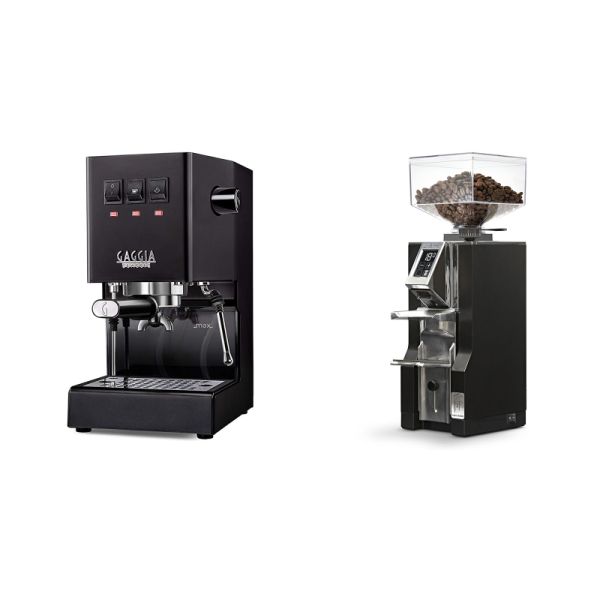 Gaggia New Classic E24, black + Eureka Mignon Libra, CR black