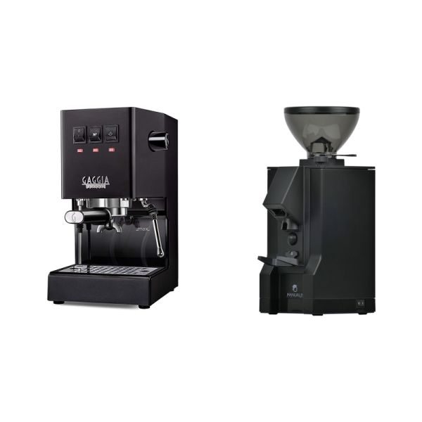 Gaggia New Classic E24, black + Eureka Mignon Manuale, BL black