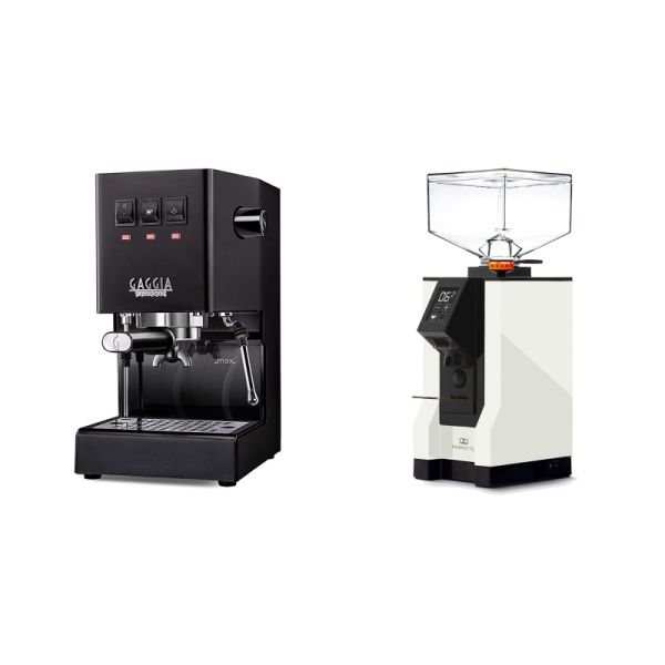 Gaggia New Classic E24, black + Eureka Mignon Perfetto, BL white