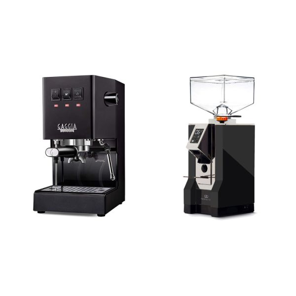 Gaggia New Classic E24, black + Eureka Mignon Perfetto, CR black