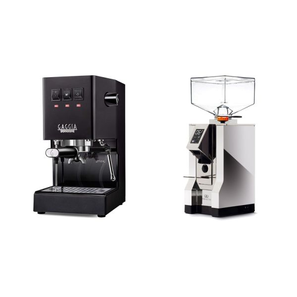 Gaggia New Classic E24, black + Eureka Mignon Perfetto, CR chrome