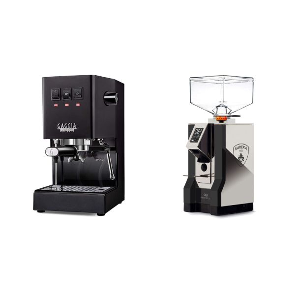 Gaggia New Classic E24, black + Eureka Mignon Perfetto, NX black