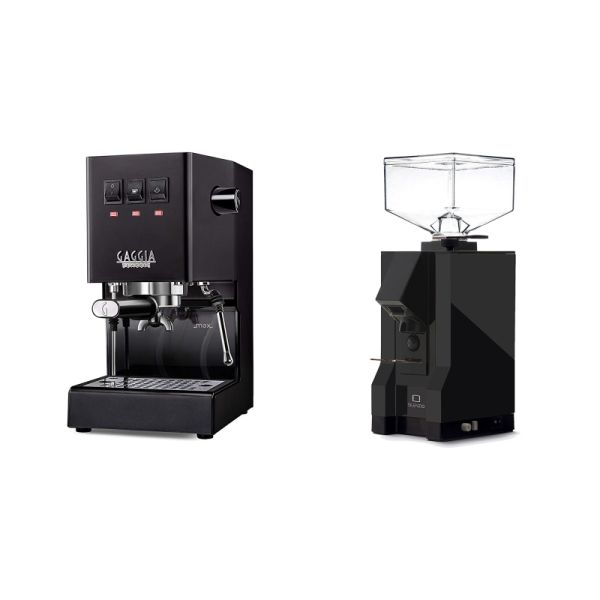 Gaggia New Classic E24, black + Eureka Mignon Silenzio, BL black