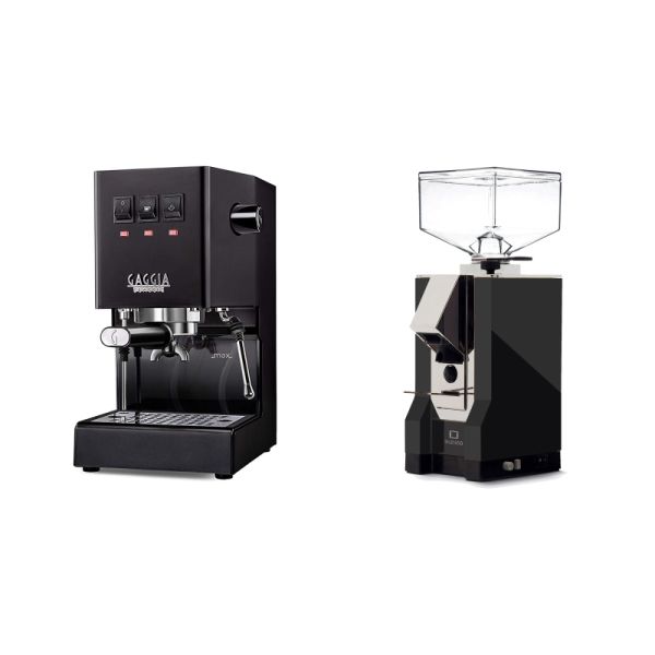 Gaggia New Classic E24, black + Eureka Mignon Silenzio, CR black