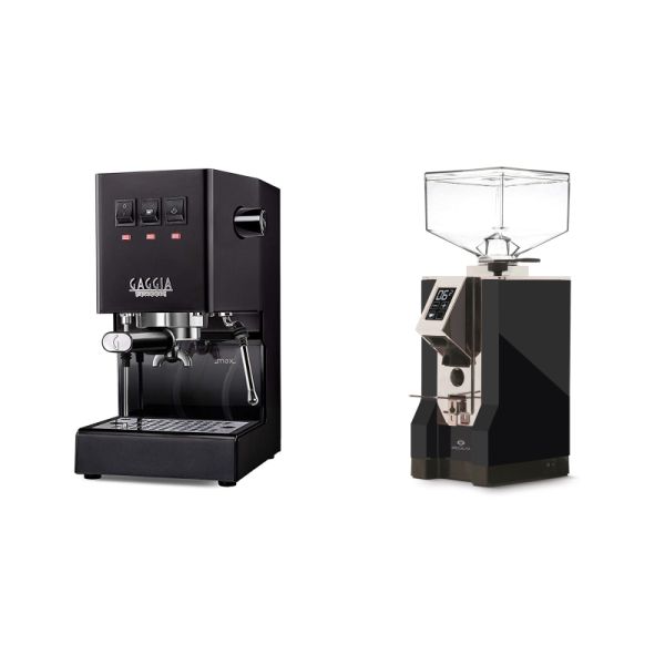 Gaggia New Classic E24, black + Eureka Mignon Specialita, CR black