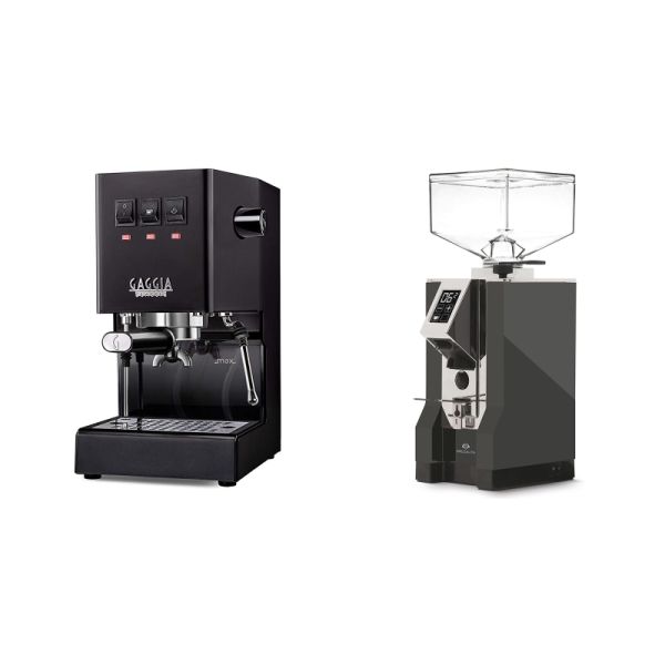 Gaggia New Classic E24, black + Eureka Mignon Specialita, CR anthracite