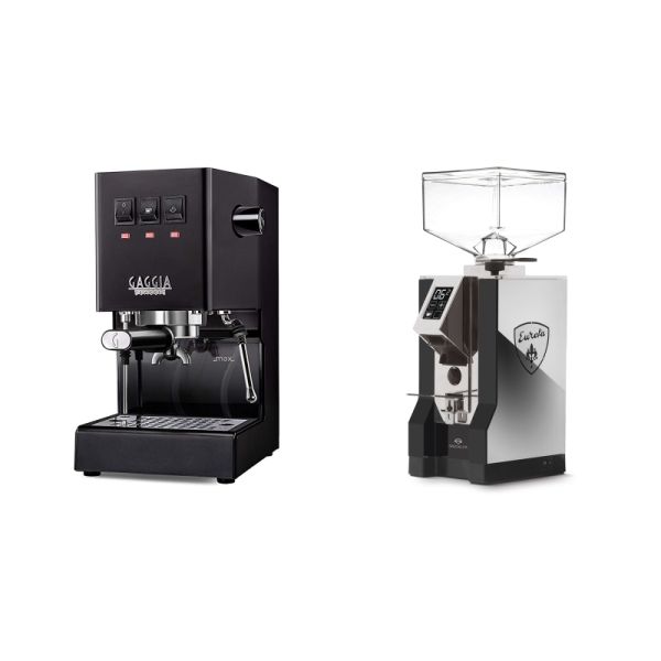 Gaggia New Classic E24, black + Eureka Mignon Specialita, NX black