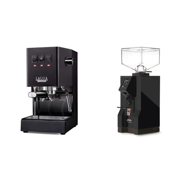 Gaggia New Classic E24, black + Eureka Mignon Turbo, BL black