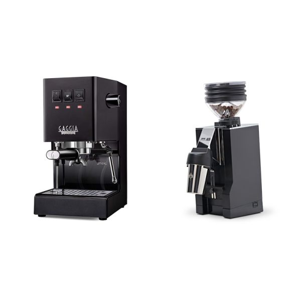 Gaggia New Classic E24, black + Eureka Mignon Zero 65 All Purpose, CR black