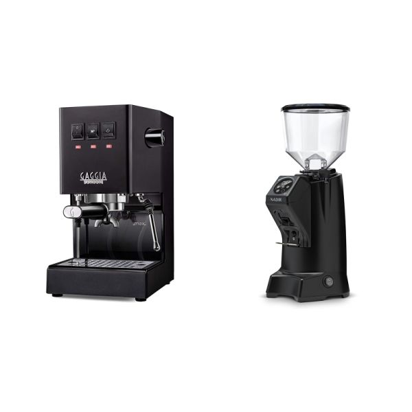 Gaggia New Classic E24, black + Eureka Nadir 65 Touch, black