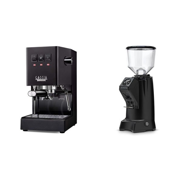 Gaggia New Classic E24, black + Eureka Zenith 65 Touch, black