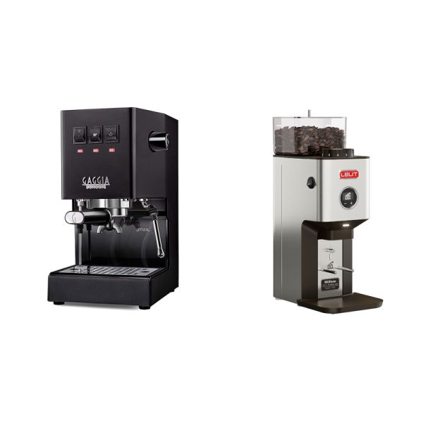 Gaggia New Classic E24, black + Lelit William PL72