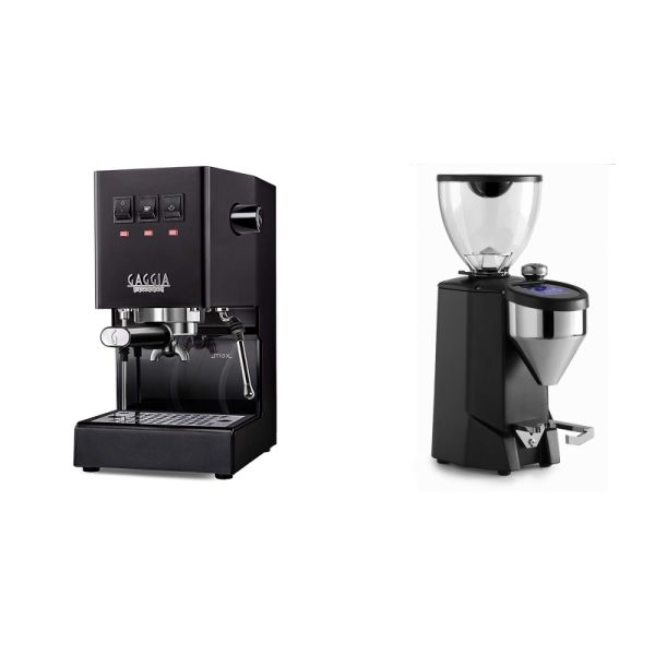 Gaggia New Classic E24, black + Rocket Espresso FAUSTO 2.1, black