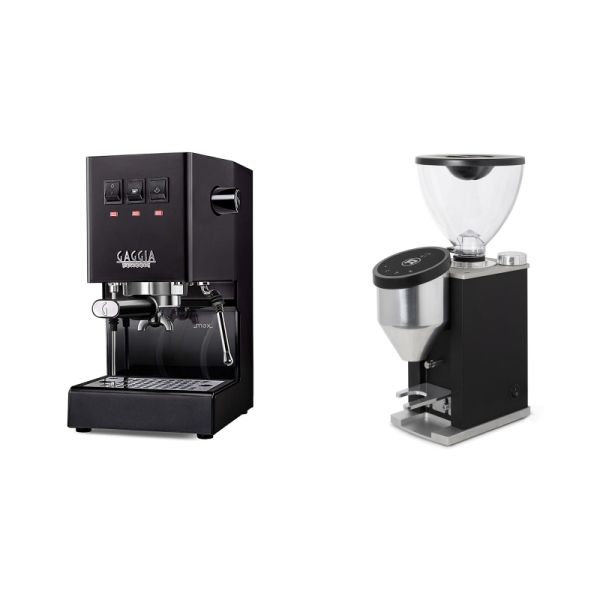 Gaggia New Classic E24, black + Rocket Espresso FAUSTINO 3.1, black