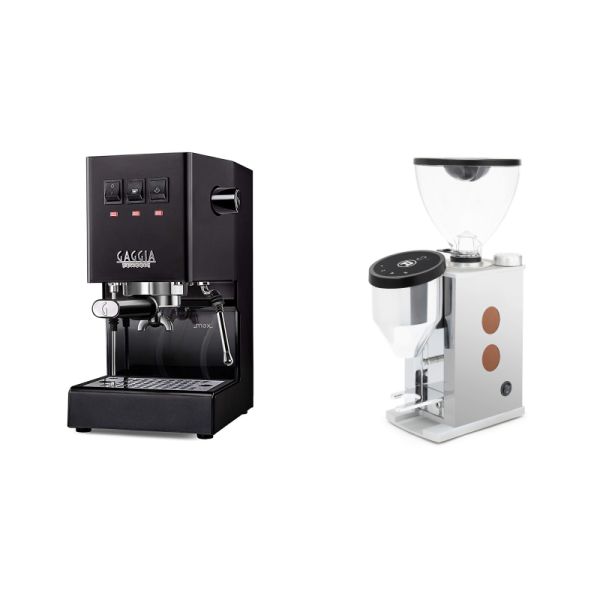 Gaggia New Classic E24, black + Rocket Espresso FAUSTINO 3.1, copper