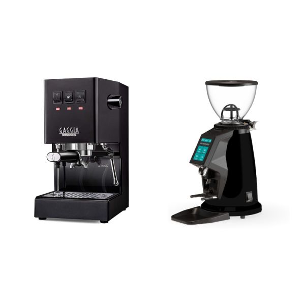 Gaggia New Classic E24, black + Rocket Espresso SPLUGA, black