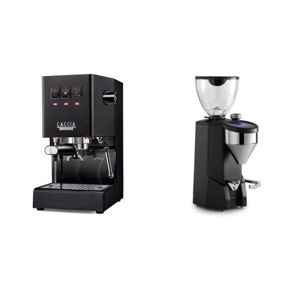 Gaggia New Classic E24, black + Rocket Espresso SUPER FAUSTO, black