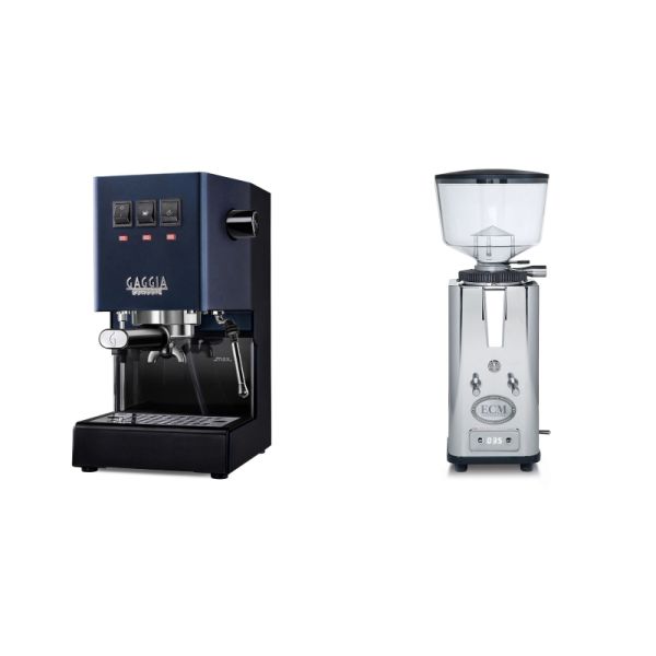 Gaggia New Classic E24, blue + ECM S-Automatik 64