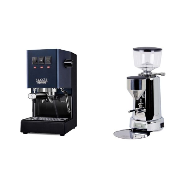 Gaggia New Classic E24, blue + ECM V-Titan 64