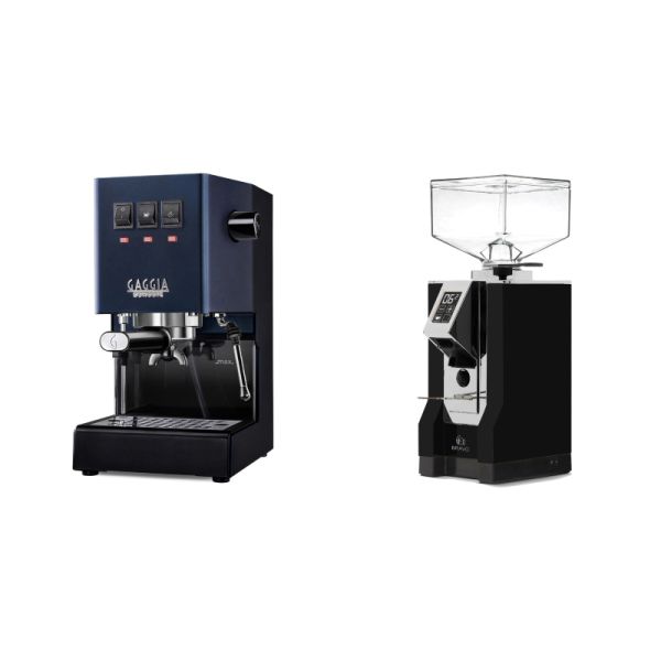 Gaggia New Classic E24, blue + Eureka Mignon Bravo, CR black