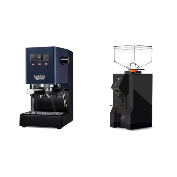 Gaggia New Classic E24, blue + Eureka Mignon Perfetto, BL black