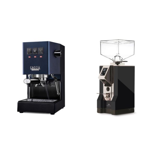 Gaggia New Classic E24, blue + Eureka Mignon Specialita, CR black