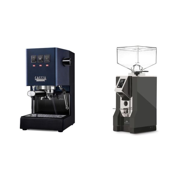 Gaggia New Classic E24, blue + Eureka Mignon Specialita, CR anthracite