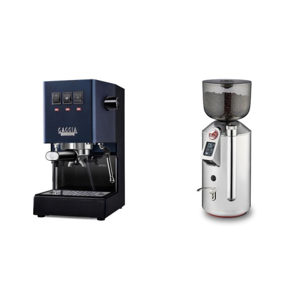 Gaggia New Classic E24, blue + La Pavoni Cilindro