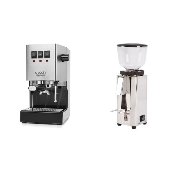 Gaggia New Classic E24, stainless steel + ECM C-Manuale 54